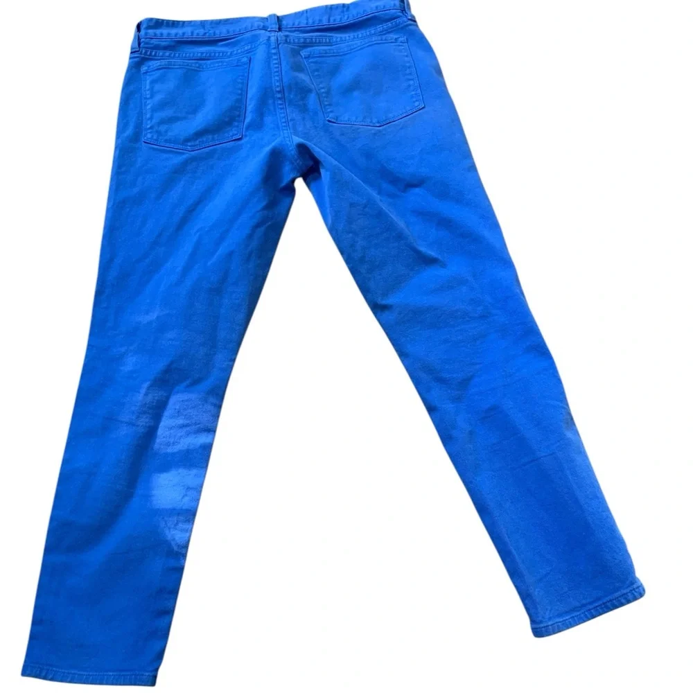 Vibrant Blue J Crew Jeans stretch toothpick size 29 Stretch